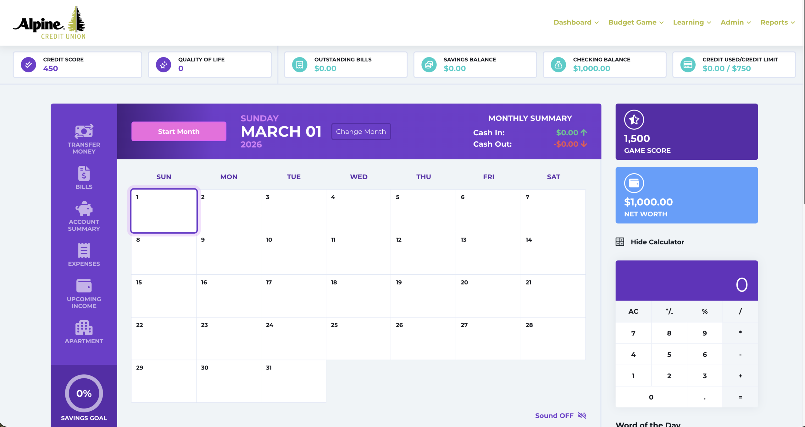 Simulation Dashboard